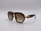 Versace - Tortoise Shell Navigators with Medusa Accent M - 1013