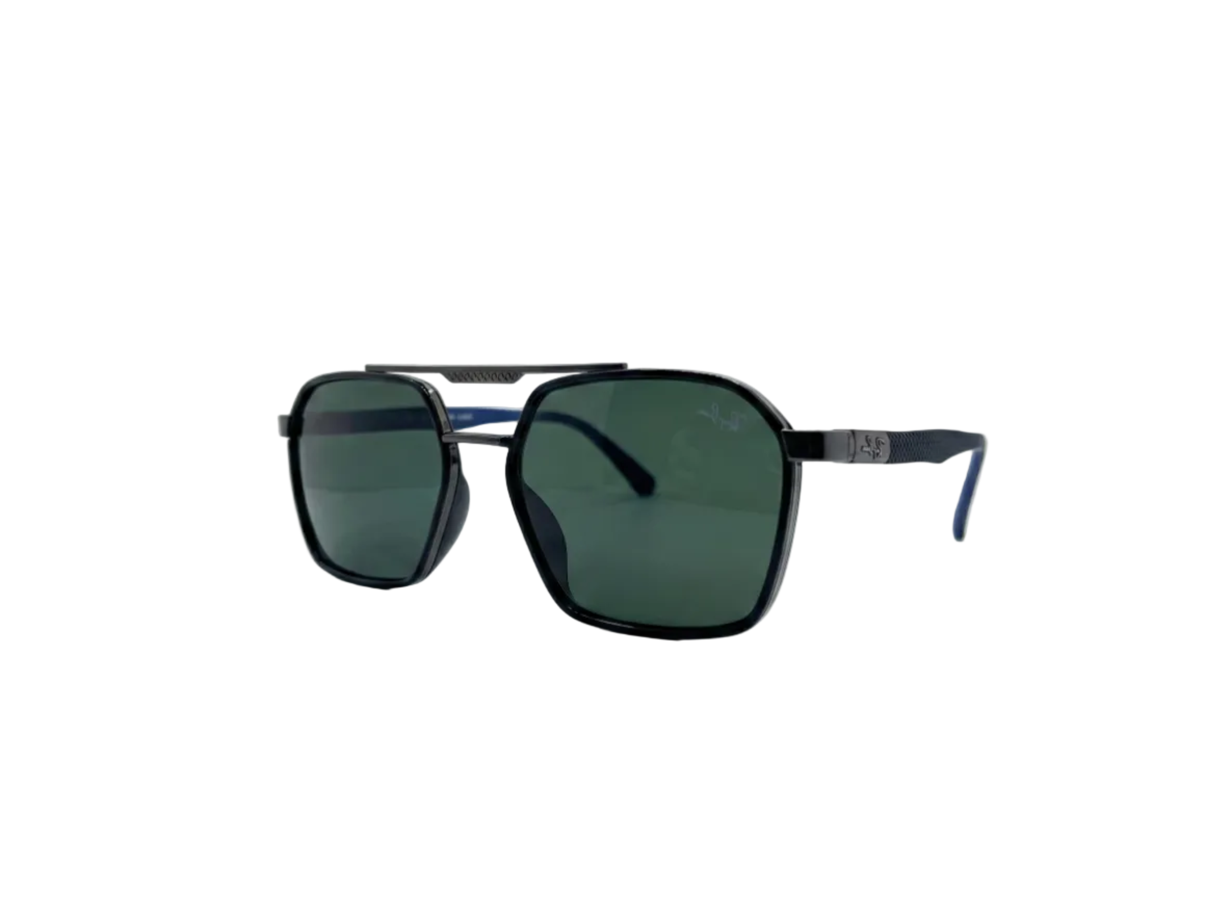 RayBan - Premium Black Textured Metal Sunglasses M - 1026