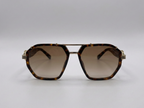 Versace - Tortoise Shell Navigators with Medusa Accent M - 1013