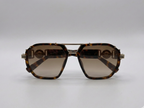 Versace - Tortoise Shell Navigators with Medusa Accent M - 1013