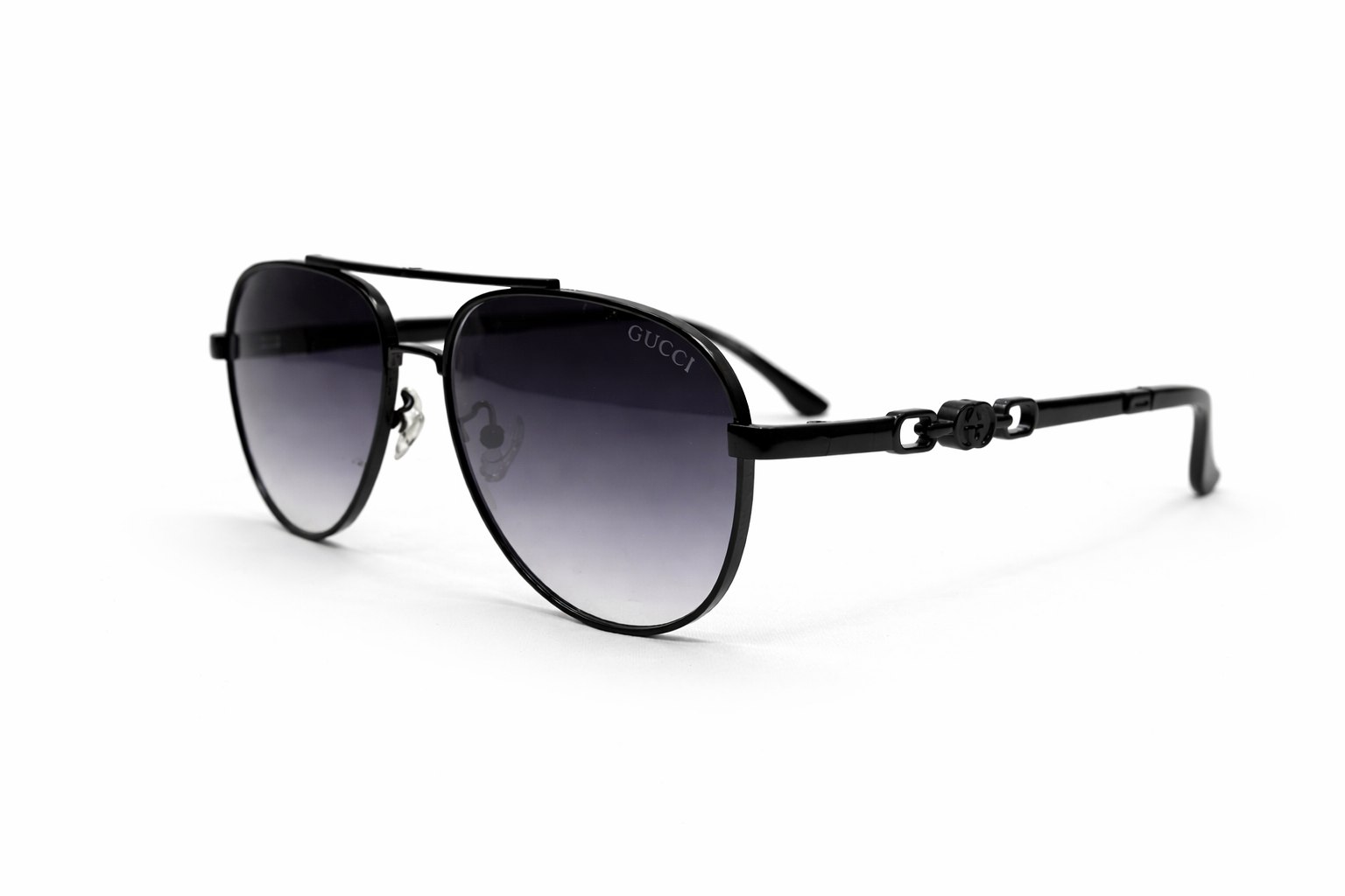 Gucci - Classic Black Sunglasses M - 1002