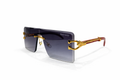 Sunway - Premium Rimless Gold Accent Sunglasses M - 1017