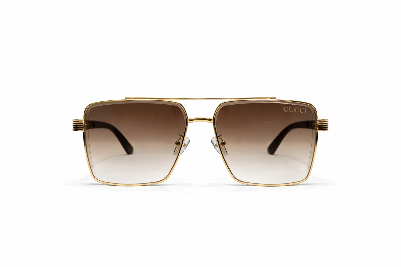 Gucci - Signature Stripe Square Sunglasses M - 1004
