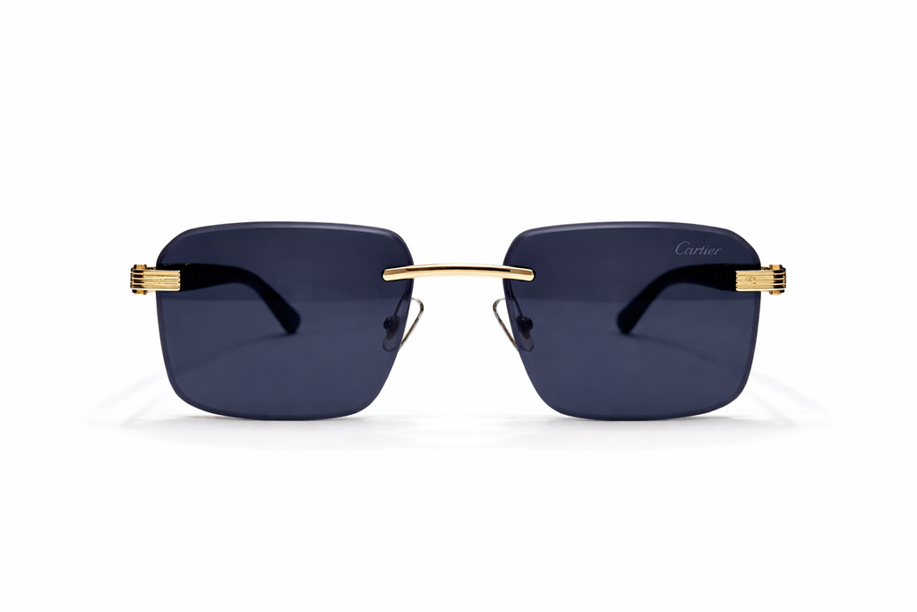 Cartier - Rimless Panther Accent Sunglasses M - 1011
