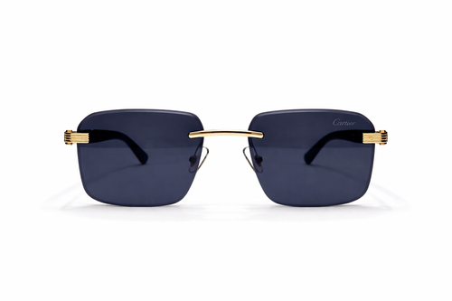 Cartier - Rimless Panther Accent Sunglasses M - 1011