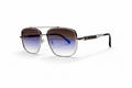 Versace - Premium Silver & Blue Gradient Navigators Sunglasses M - 1022
