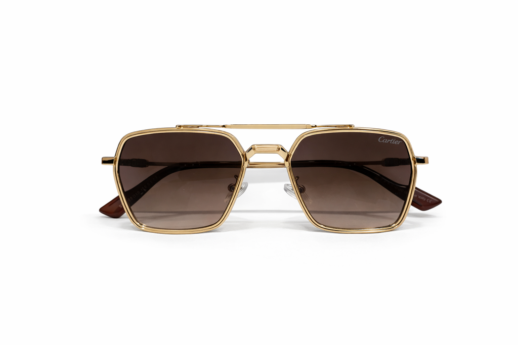 Cartier - Premium Square Navigator Sunglasses M - 1003