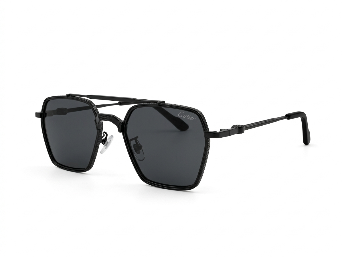 Cartier - Premium Square Navigator Sunglasses M - 1003