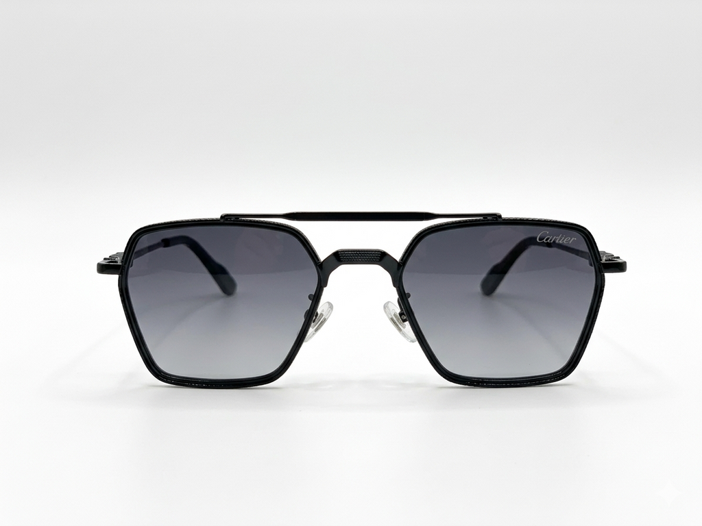 Cartier - Premium Square Navigator Sunglasses M - 1003