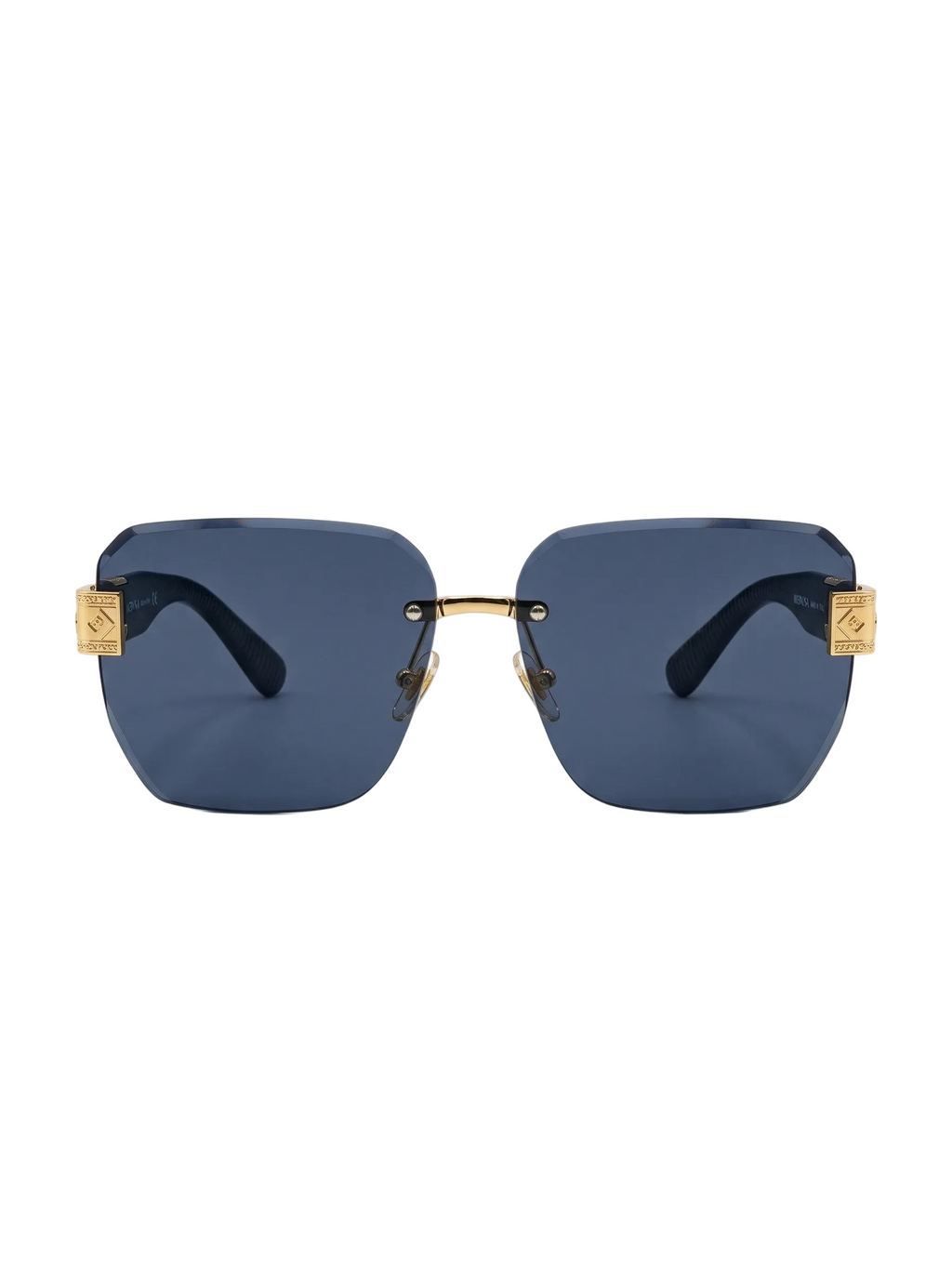 RayVerse - Premium Rimless Square Sunglasses W - 1013