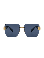 RayVerse - Premium Rimless Square Sunglasses W - 1013