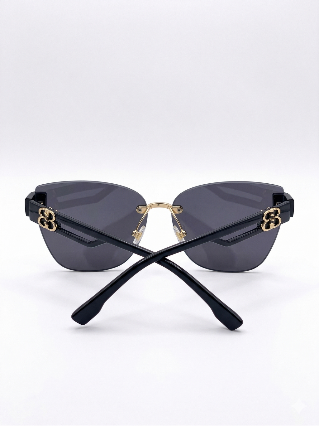 RayVerse - Premium Rimless Square Sunglasses W - 1013