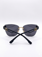 RayVerse - Premium Rimless Square Sunglasses W - 1013
