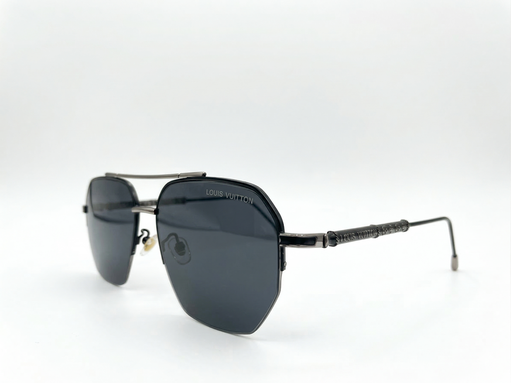 Louis Vuitton - Black Angular Sunglasses M - 1018