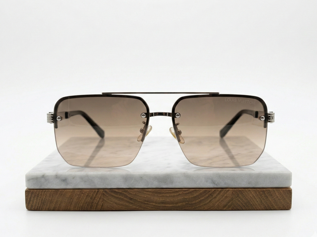 Louis Vuitton - Premium Rimless Sunglasses M - 1000